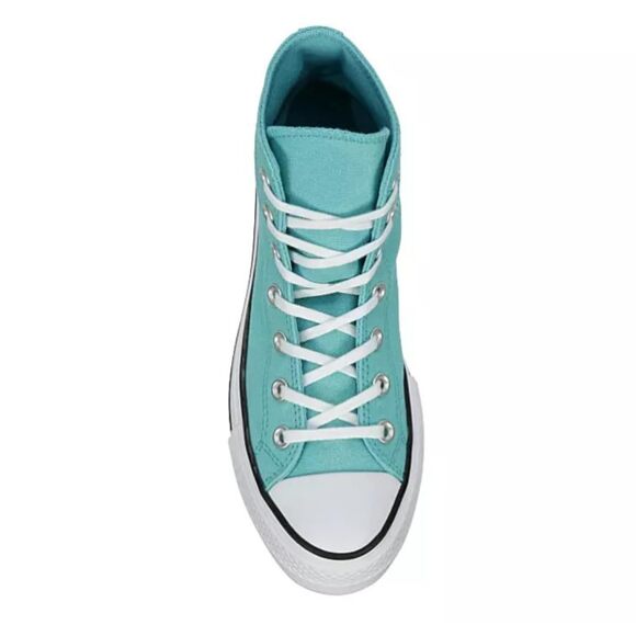 NWT Converse Chuck Taylor All Star High Top Lace up Closure Style Teal 6.5 Women - Picture 3 of 7